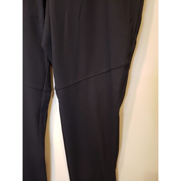 Eileen Fisher Elastic Waist Black Pants with Zipper Slits X Large Minimalist - Picture 3 of 11